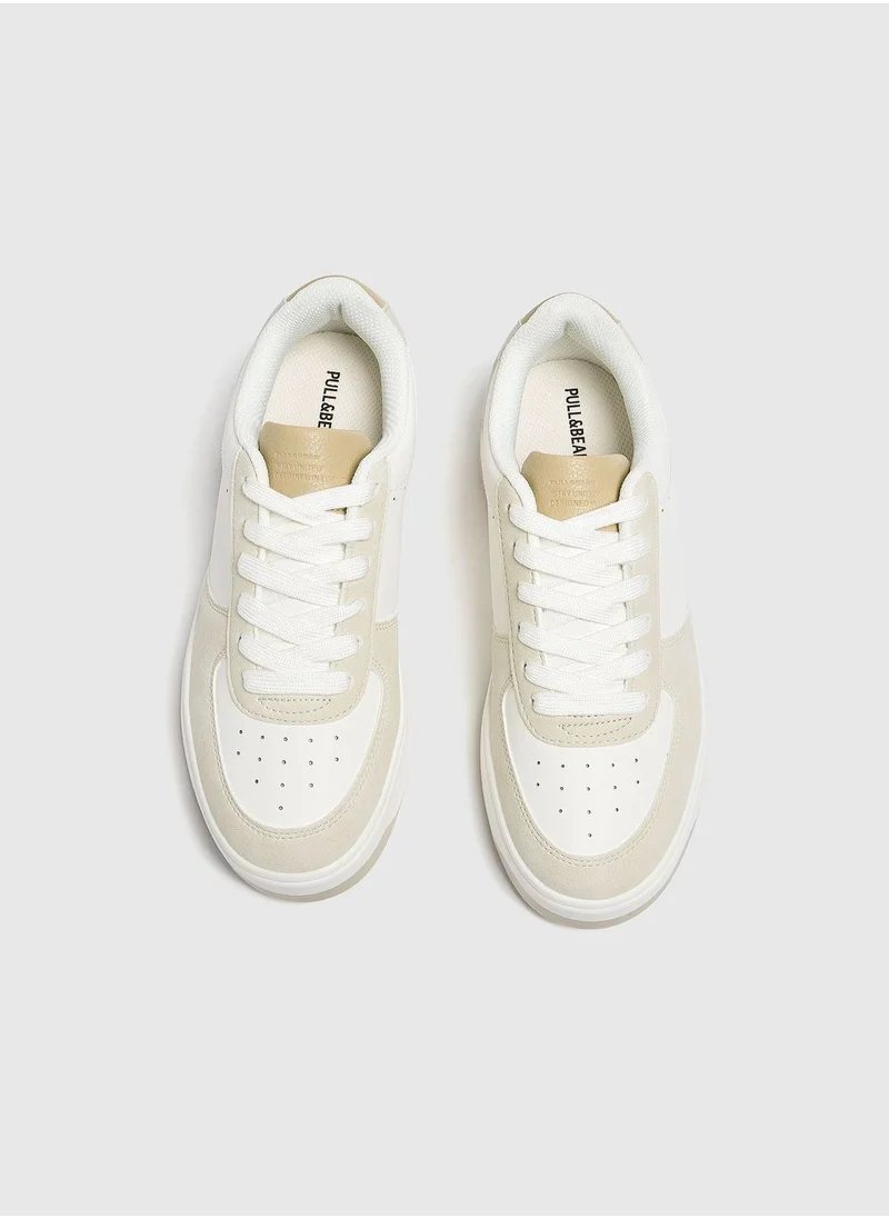 PULL&BEAR Casual platform trainers
