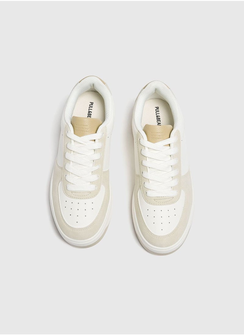 PULL&BEAR Casual platform trainers  - Image 3