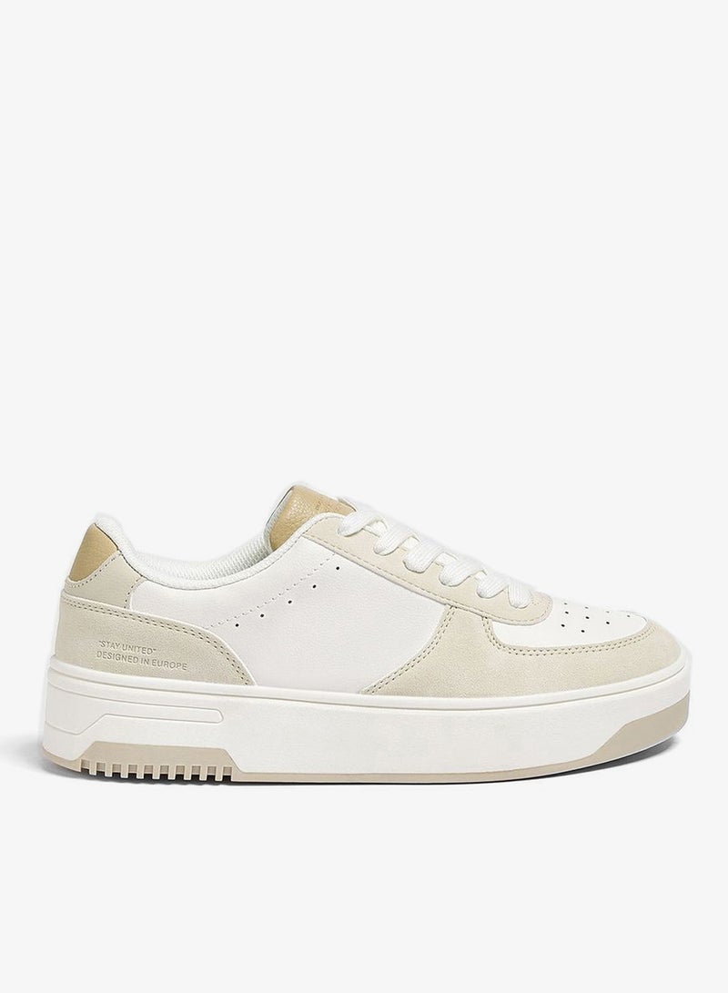 PULL&BEAR Casual platform trainers - Image 1