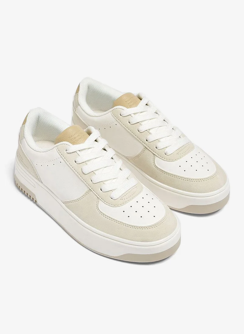 PULL&BEAR Casual platform trainers