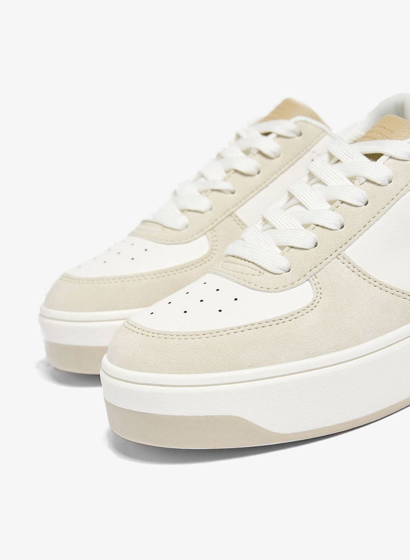 PULL&BEAR Casual platform trainers - Image 4