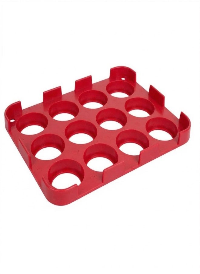 BTOP® Burger Patty Maker Tray, Red, Makes 12 Patties, Reusable Mould with Separator Discs, Meat Press Tool - Image 4