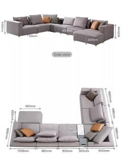 U Shape Sofa Set 7 Seater Living Room Furniture Sectional Fabric WiTh Storage Drawers - pzsku/Z78400351B8F95D64F808Z/45/_/1694277759/0e0f8153-262d-458e-ba8d-976adedca3bd