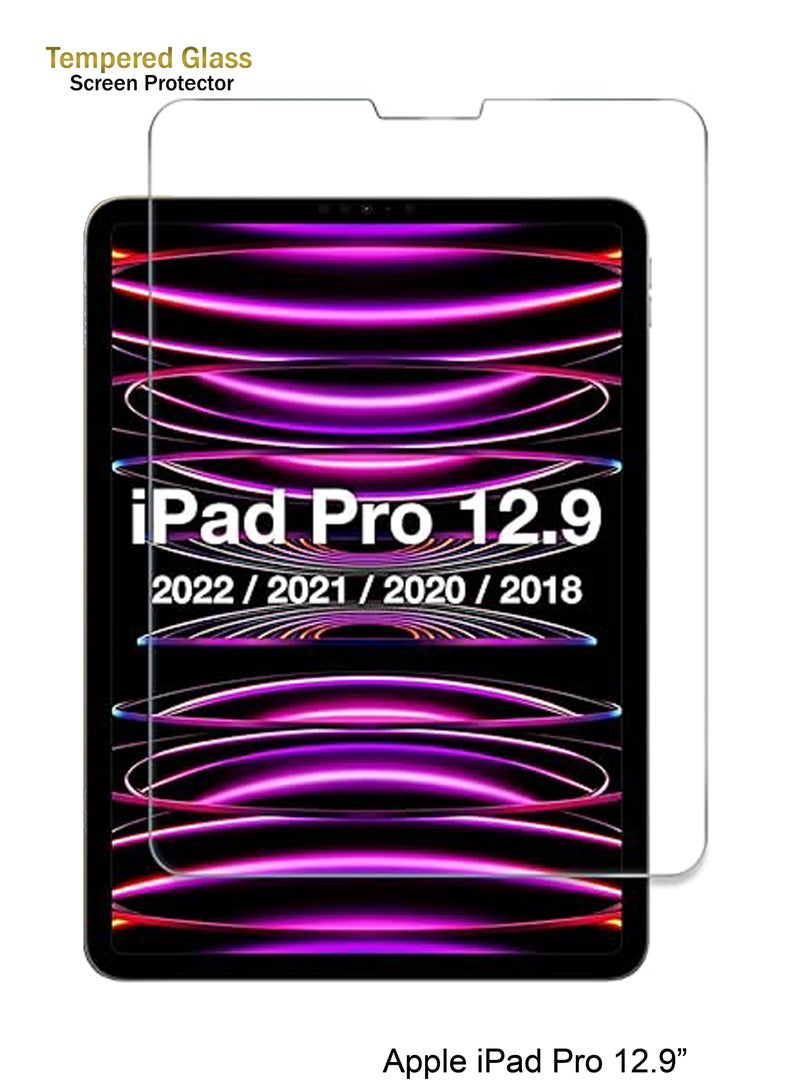 Apple iPad Pro 12.9 inches (2022)  - Tempered glass Screen Protector - Clear - Image 1