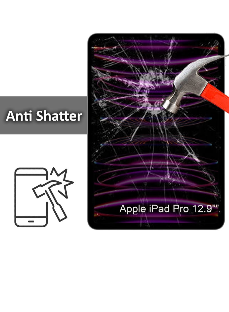 Apple iPad Pro 12.9 inches (2022)  - Tempered glass Screen Protector - Clear - Image 3