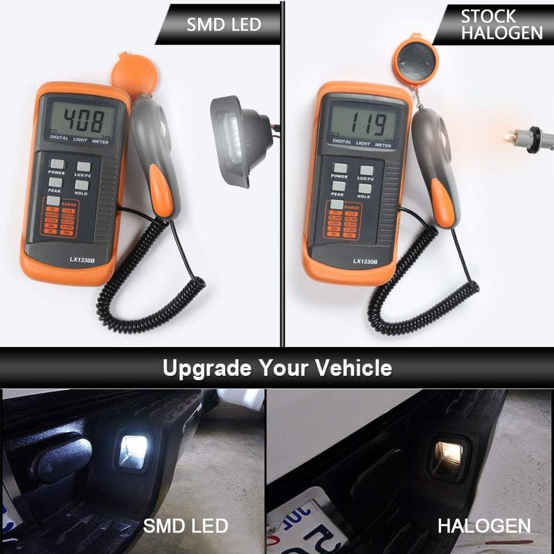 Gempro مجموعة مصابيح LED لترخيص لوحة السيارة GemPro 2 قطعة لسيارات دودج رام 1500 2500 3500 (2003-2018) - Image 5