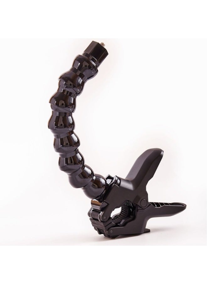 Aixia Ou Applicable To Yingshi Dajiang Gopro Hercules 19/13/9/5 Section Snake Arm Camera Hercules-Color:1/4 Screw To Cycling Seat Action Camera Hose Bracket Neutral Type 12-section Flexible Snake Arm - Image 1
