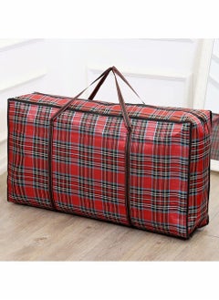 HomarKet 4pcs Extra Large Storage Bags Tote Moving Luggage Bag Large Capacity Clothing Storage Bags Oxford Cloth Waterproof for Travelling College Carrying Dorm Room Essentials Moving Supplies  - Image 5