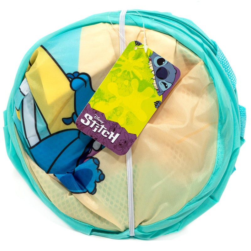 Jay Franco Disney Lilo & Stitch Make Waves Pop Up Hamper - Mesh Laundry Basket/Bag with Durable Handles (Official Disney Product) - Image 5