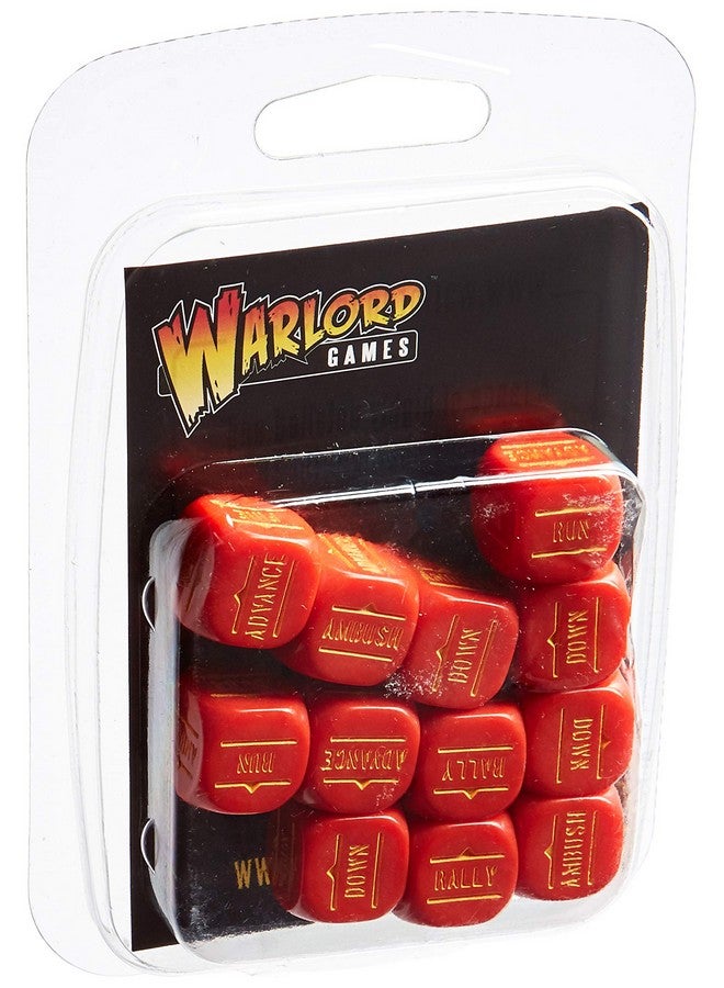 WARLORD GAMES Bolt Action WWII Military Wargaming Red Dice Pack of 12 - Image 2