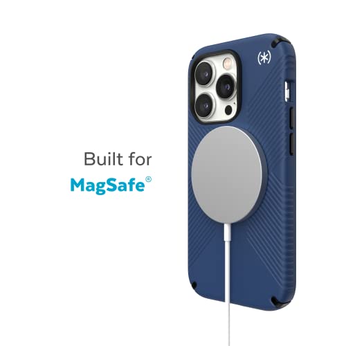 Speck iPhone 14 Pro Case Drop Protection Scratch Resistant Dual Layer Slim Phone Case for 61 Inch iPhones Built for MagSafe AntiFade Case Presidio2 GripCoastal BlueBlackWhite - Image 3