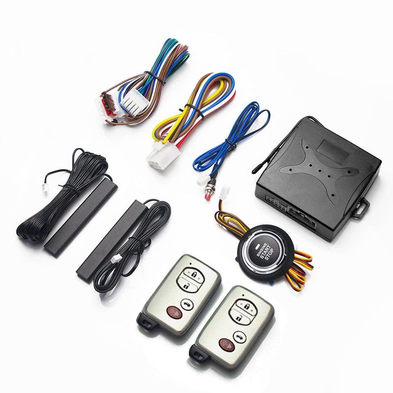 Shenyi Car Modification One-Click Start Keyless Entry Pke One-Way Anti-Theft Device Remote Start 12V System - Image 1