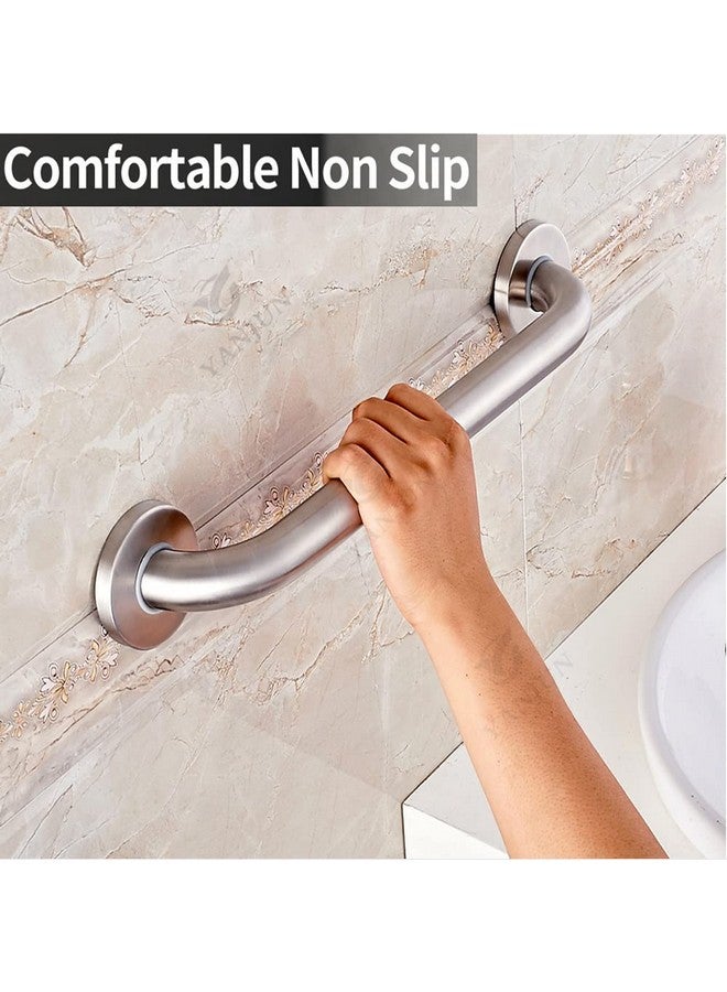 دولفي قضيب دعم المرحاض المثبت على الحائط من الفولاذ المقاوم للصدأ - 750 مم - Image 5