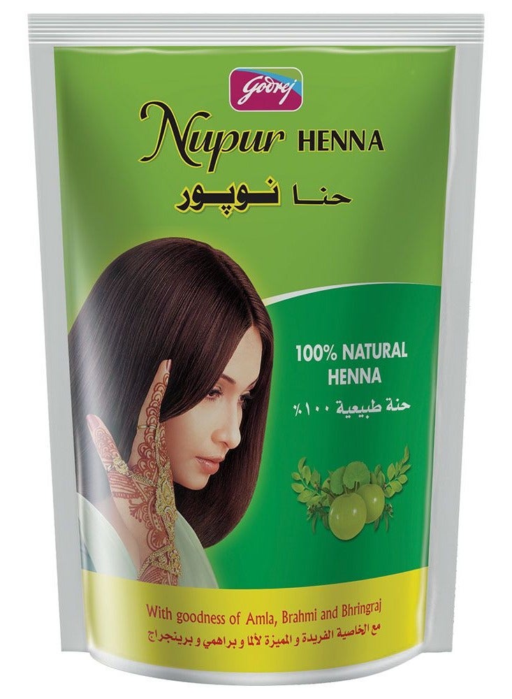 NUPUR Godrej Nupur 100% Natural Henna 100grams - Image 1