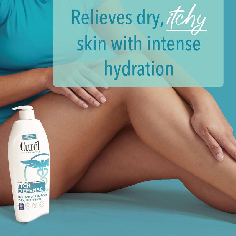 Curel Itch Defense Calming Body Lotion, Moisturizer for Dry, Itchy Skin, Body and Hand Lotion, with Advanced Ceramide Complex, Pro-Vitamin B5, Shea Butter, 13 Oz, Pack of 3 - Image 2