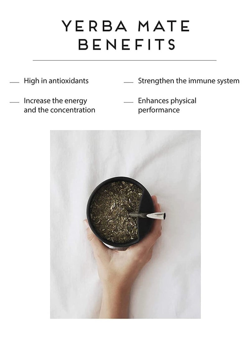 KASTWAVE Reusable Silicone Cups, Silicone Mate Gourd Cup Mug Gourd Set With Stainless Steel Straw Filter To Drink Tea And Yerba Mate Drinking, BPA Free, Easy To Clean, 180 Ml (Black) - Image 3