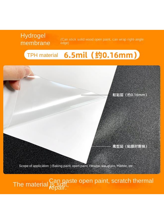 Bluejw Transparent Furniture Film Desktop Coffee Table Marble Solid Wood Dining Table Rock Board Countertop Anti-scalding Anti-scratch Protective Film - Image 1