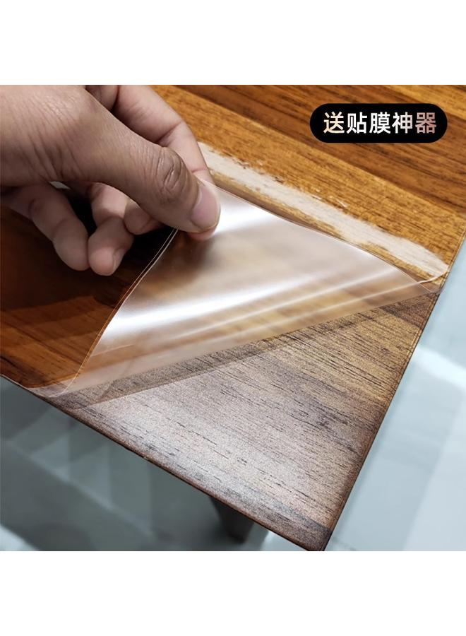 Bluejw Transparent Furniture Film Desktop Coffee Table Marble Solid Wood Dining Table Rock Board Countertop Anti-scalding Anti-scratch Protective Film - Image 4