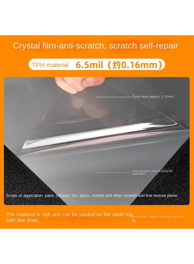 Bluejw Transparent Furniture Film Desktop Coffee Table Marble Solid Wood Dining Table Rock Board Countertop Anti-scalding Anti-scratch Protective Film - Image 5