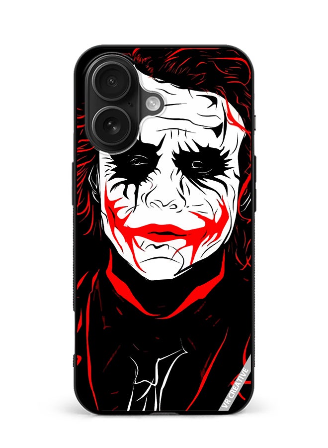 Protective Case Cover For Apple iPhone 16 Plus Joker Design Multicolour