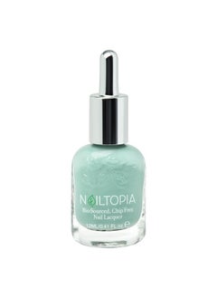 Nailtopia Plantbased Chip Free Nail Lacquer Non Toxic Biosourced Longlasting Strengthening Polish I Sea You (Seafoam Green) 0.41Oz  - Image 1