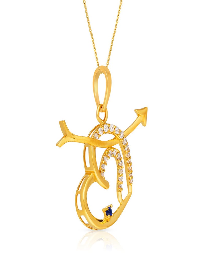 Malabar Gold and Diamonds 22 Karat 916 Purity Gold Pendant DZPN038Y - Image 2