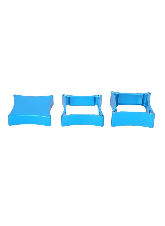 Thoraya Universal Metal Snooker Pool Billiard Cue Tip Tips Table 3 Section Chalk Box Holder Accessoryblue  - Image 2