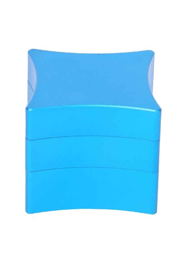 Thoraya Universal Metal Snooker Pool Billiard Cue Tip Tips Table 3 Section Chalk Box Holder Accessoryblue  - Image 3