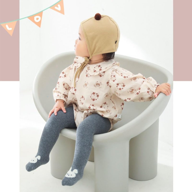 Children's boneless woven lace up pantyhose  color - Image 3