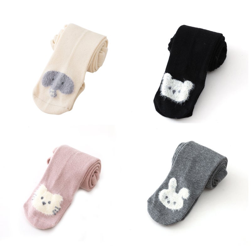 Children's boneless woven lace up pantyhose  color - Image 1