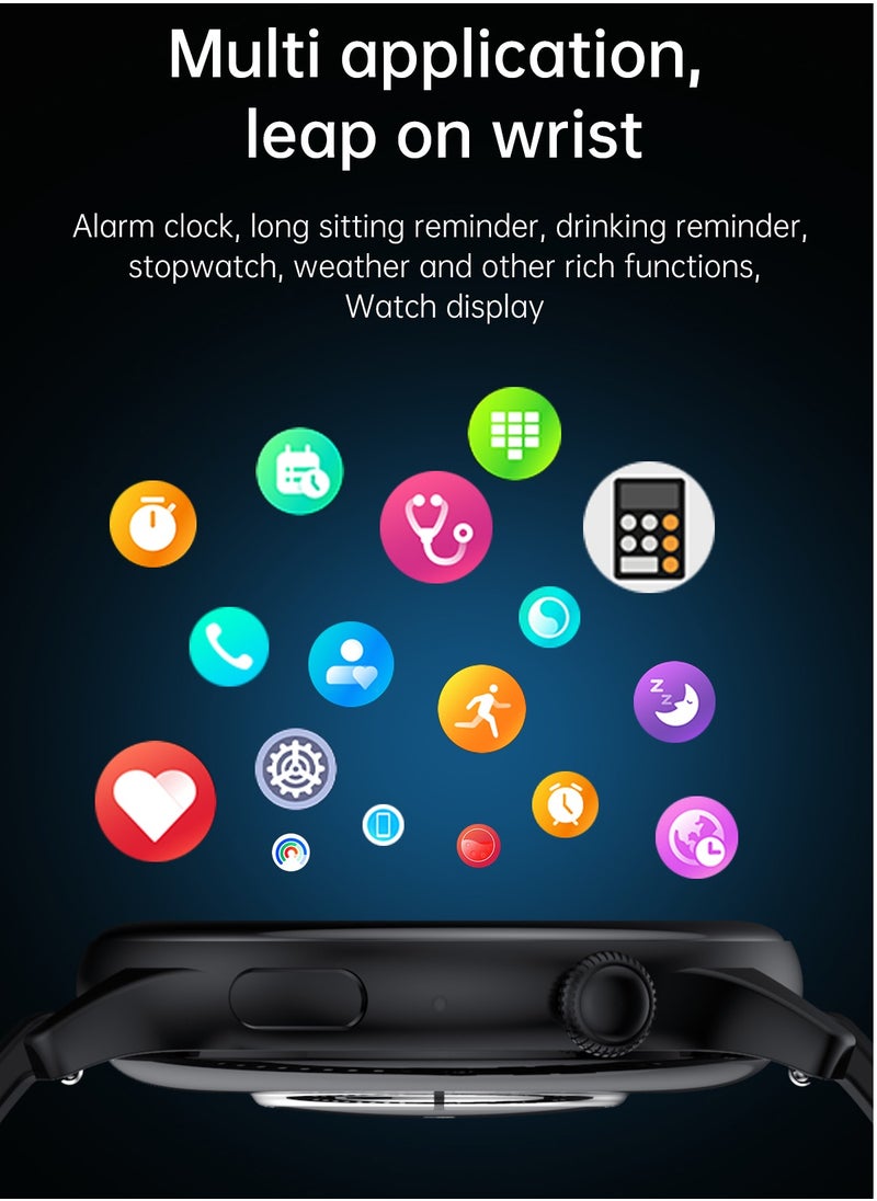DOSCHER - Smart Watch AMOLED Smart Watches for Men Smartwatches Bluetooth Make/Answer Calls Fitness Modes and Sleep Modes Multi-app Message Reminder Multi Language Smartwatch 260mAh - Image 1