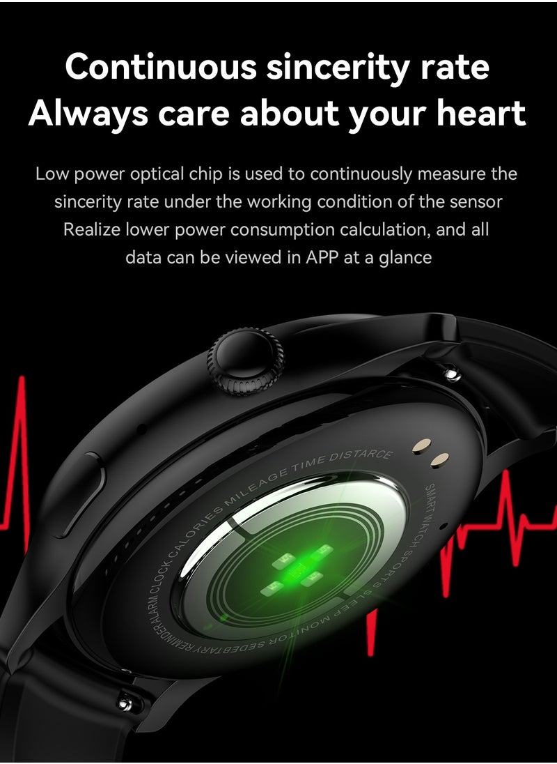DOSCHER - Smart Watch AMOLED Smart Watches for Men Smartwatches Bluetooth Make/Answer Calls Fitness Modes and Sleep Modes Multi-app Message Reminder Multi Language Smartwatch 260mAh - Image 1