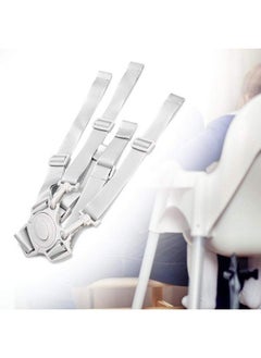 TOPINCN Baby 5 Point Harness Belt Universal Pushchair Children Seat Safety Belt High Chair Straps Protector Safety Strap (Grey)  - Image 5