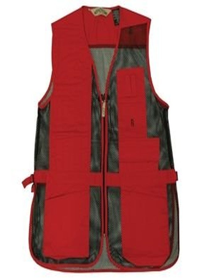 Bob-Allen Shooting Vest, Right Handed, Red, Medium