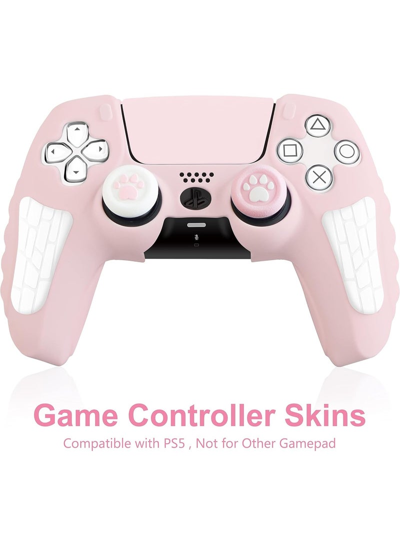 JOGAMS Controller Skin Cover for PS5 Anti Slip Silicone Grip Protector Case Compatible with PS5 Slim or Pro Wireless or Wired Includes 2 Thumb Grips - Image 3
