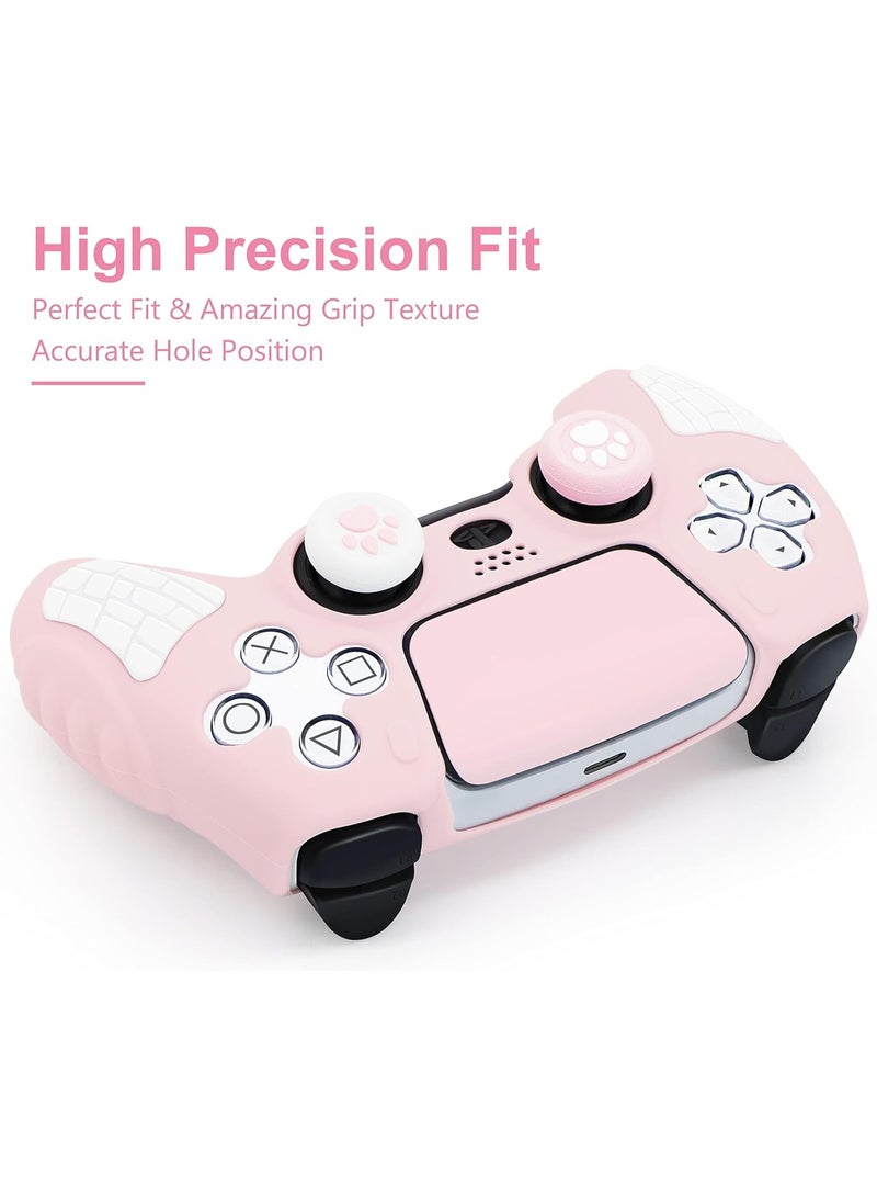JOGAMS Controller Skin Cover for PS5 Anti Slip Silicone Grip Protector Case Compatible with PS5 Slim or Pro Wireless or Wired Includes 2 Thumb Grips - Image 5