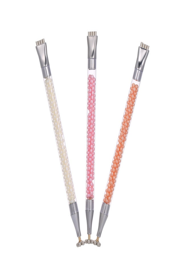 Nail Art Flower Magnet Pen Double Head Flower Design Nail Magnet Stick Nail Art Design for Cat Eye Gel Polish - Image 2