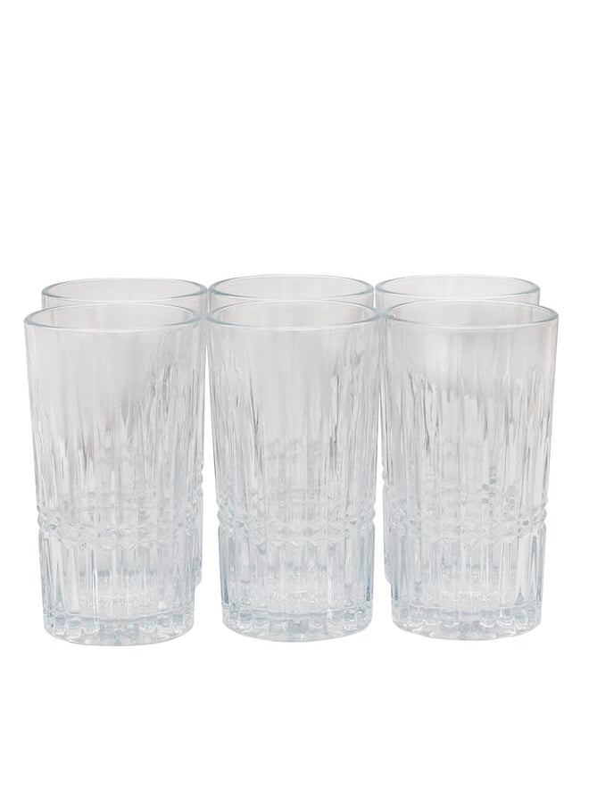 A set of 6-piece ribbed glass water glasses - pzsku/Z7841904CD72C0E283DEBZ/45/_/1722337904/852813b8-c753-493d-a516-b6cb6fd0129c