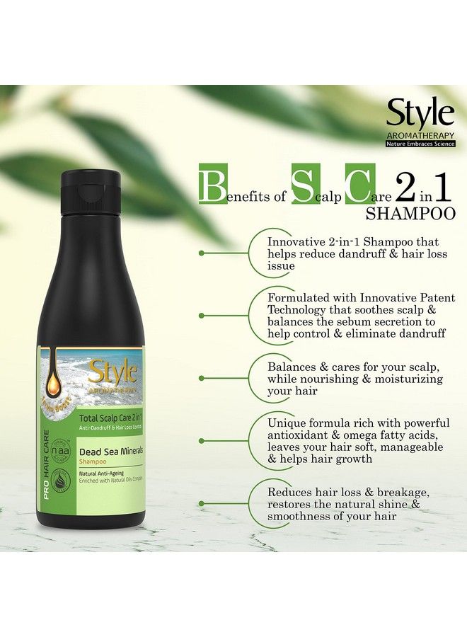 style aromatherapy Professional Total Scalp Care Hair Shampoo For Hair Loss Control And Anti Dandruff 250 Ml - Image 3