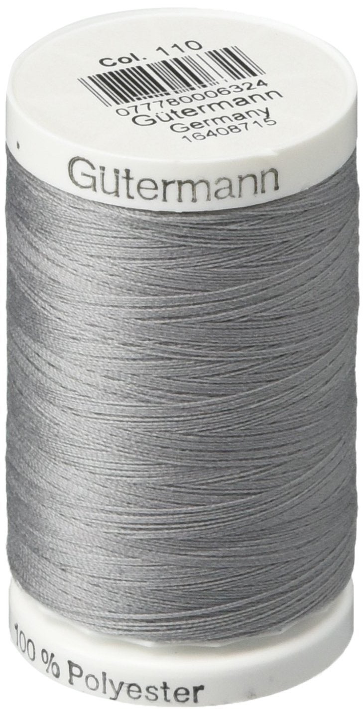 Gutermann Sew-All Thread, 547-Yard, Slate (3 Pack) - Image 2
