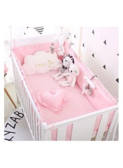 Moro Moro 3-Piece Baby Bed Bumper Set – Thick Cotton Padding for Safety  - Image 2