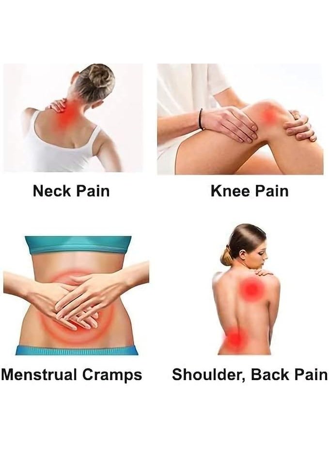 HAIZOL Electric Heating Pad for Pain Relief - Rechargeable Hot Water Bag with Auto Shut-Off, Fast Heating for Neck, Back, Shoulder, Menstrual Cramps & Knee Pain - Soft Plush Cover (Assorted Colors) - Image 5