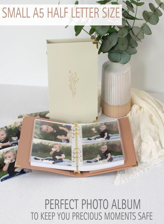 ZICOTO Aesthetic 6 Ring A5 Binder Set of 2 - The Perfect Small 0.75 Inch Planner Binder for Journaling or Collections - Refillable Notebook Holder with Pocket - Image 4