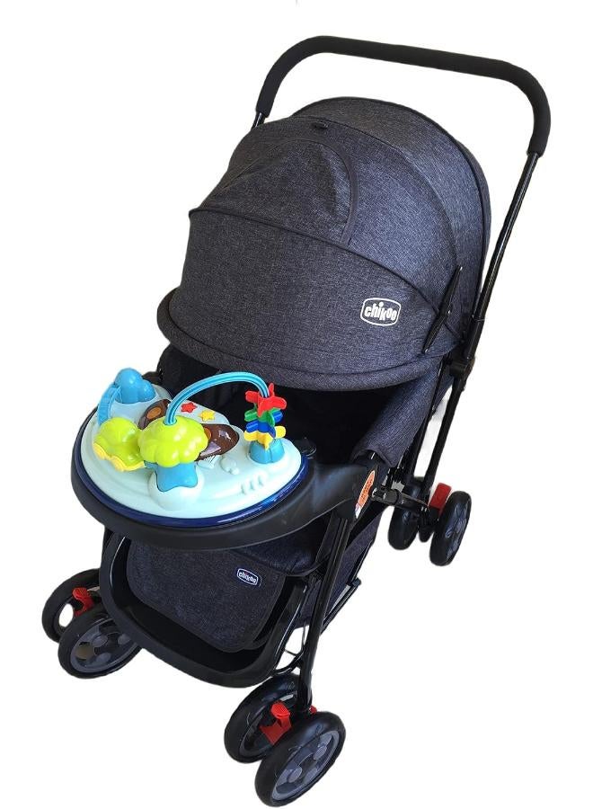 Chicco Multicolor Baby Stroller with Stands and Umbrella - Image 3
