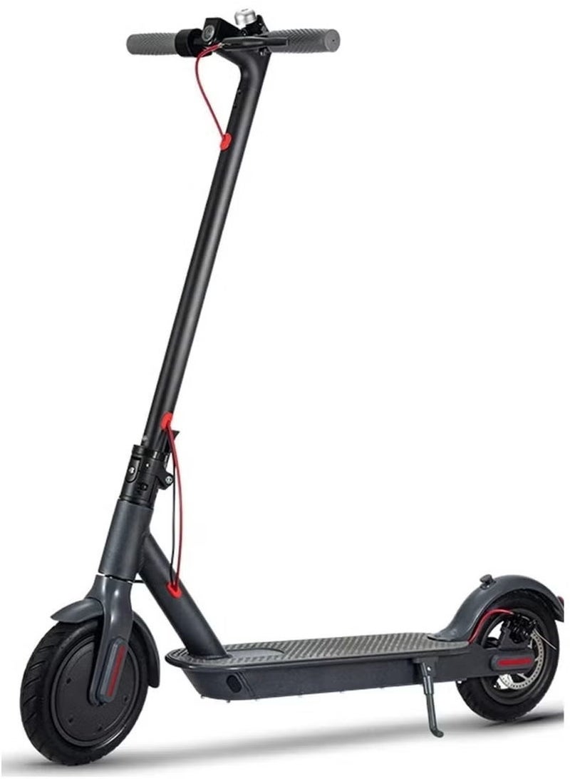 Denx DX1793 folding electric scooter for adults - speed up to 28 km/h, battery with a range of 28 km, 8.5-inch air tires, and dual brake system. - Image 1