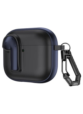 Suitable For Apple Airpods 4 Protective Case With Lock Switch Creative Headset Bluetooth Case Pro2 Soft Drop-proof Case-Color:Black Dark Blue-Applicable Models:Airpods 4 - pzsku/Z7841F2E8D5F8099A984FZ/45/_/1742287164/656d3b85-90b7-4987-9b5a-360dd392b3e4