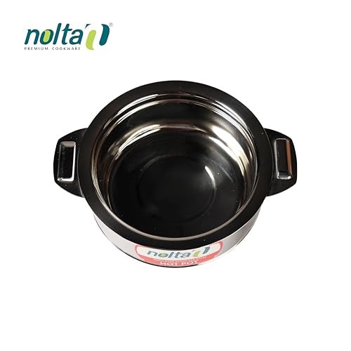 Nolta Classy Roti Casserole (1.5L) Hot Pot Stainless Steel, 1yr Replace-Guarantee, ISO Certified, Food Grade, Longer Food Storage with Double Walled Food Warmer (Silver) - Image 5