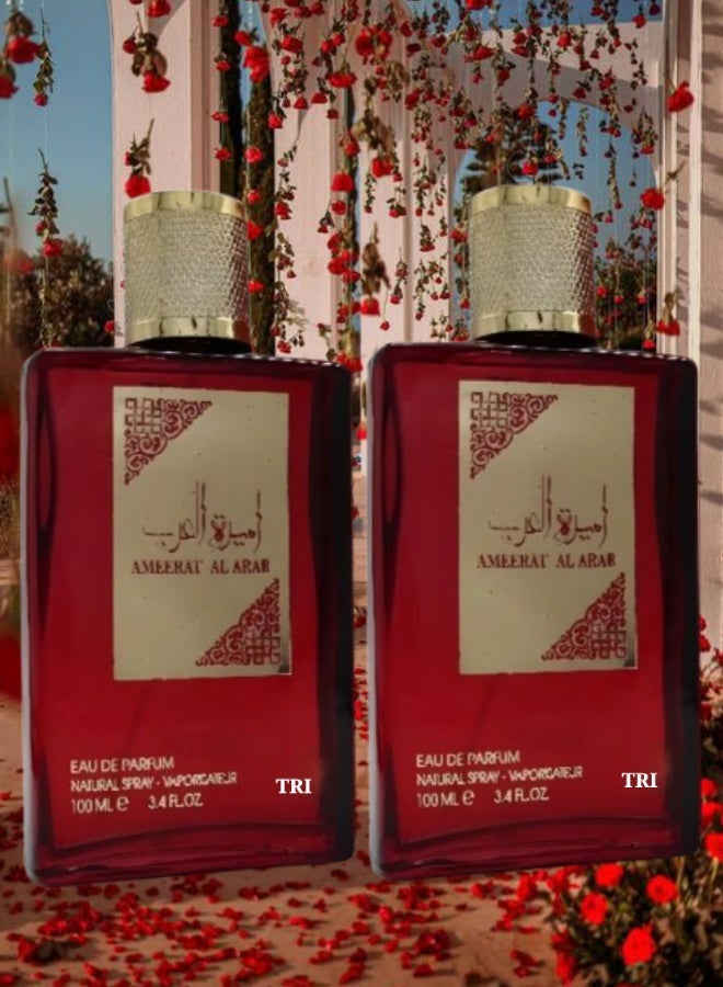 تي أر آي 2 قطع عطر أميرة العرب 100مل - Image 1