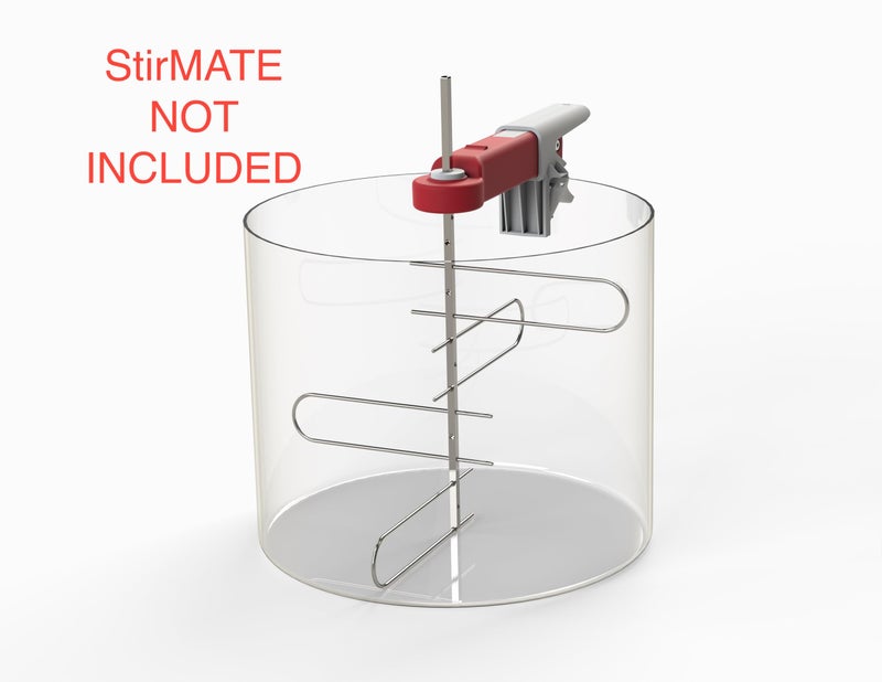 STIRMATE ملحق StirMATE OMNI-XL من الفولاذ المقاوم للصدأ للخلاط لقدر يصل إلى 5 جالون. - Image 2