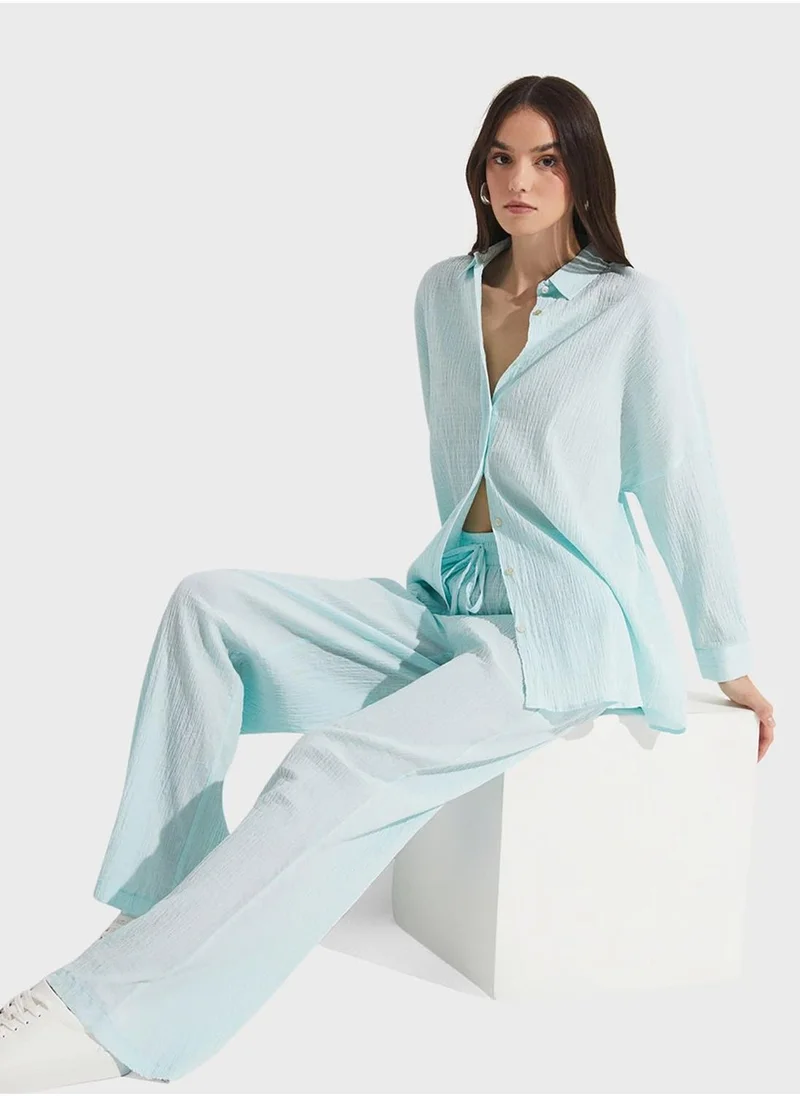 جون High Waist Pants